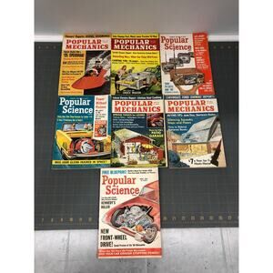 7 Vtg Popular Mechanics and Popular Science Magazines 1965 Jan Feb Mar Apr May